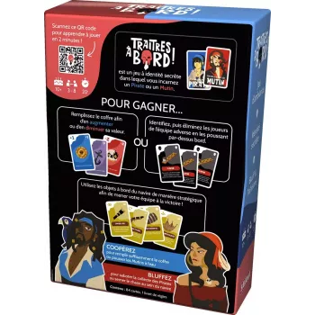 Traîtres à Bord | Jeu de bluff et rôles cachés