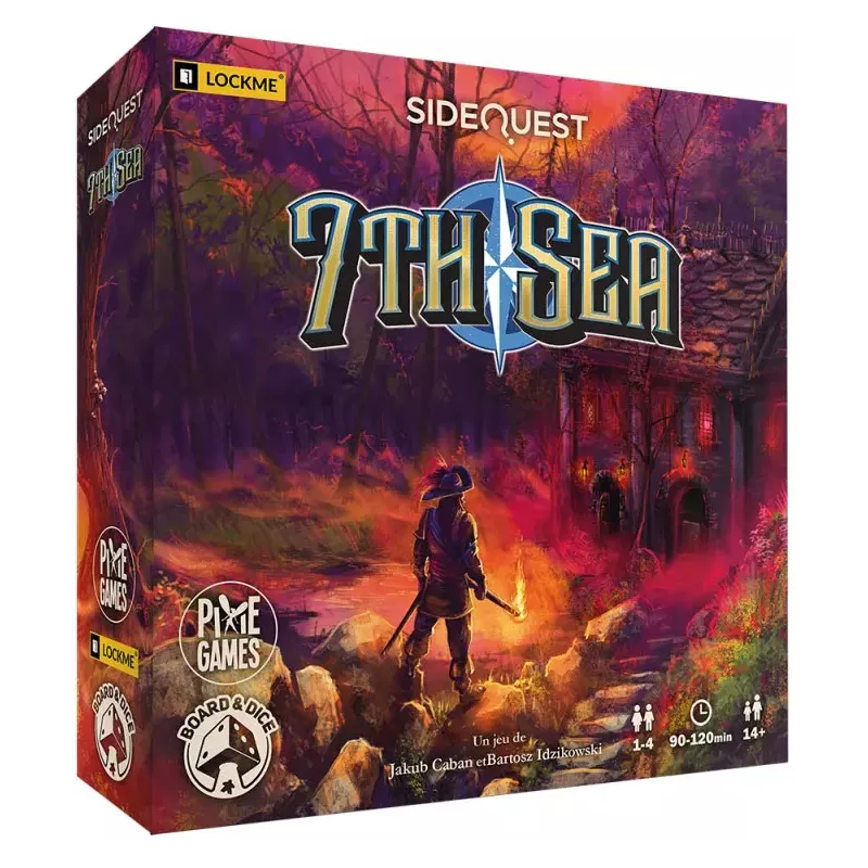 Jeu d'enquête/déduction Sidequest : 7th sea - En quête de jeux