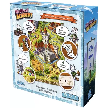 Jeu de course au points Medieval Academy - En quête de jeux