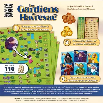 Jeu de placement - Les gardiens de Havresac - En quête de jeux