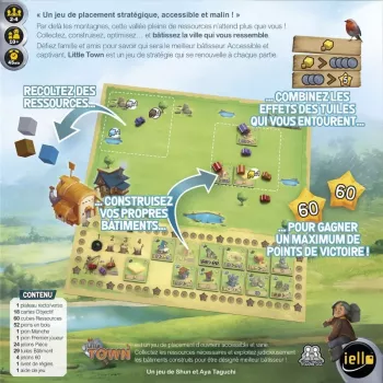 Jeu de placement stratégie - Little Town - En quête de jeux