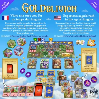 Jeu de deck-building GOLDblivion - En quête de jeux