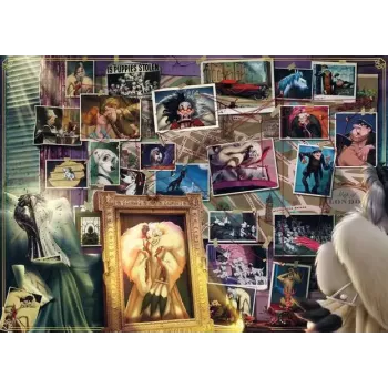 Puzzle Disney Villainous - Cruella De Vil - En quête de jeux