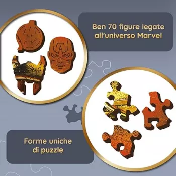 Puzzle Wood Craft - Infinity Gloves Avengers 500+5 - En quête de jeux
