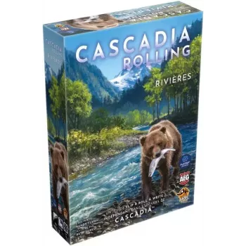 Jeu de roll and write - Cascadia Rolling : Rivières - En quête de jeux