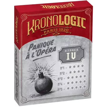 Jeu de déduction - KRONOLOGIC : Paris 1920 - Extension Panique à l'Opera - En quête de jeux