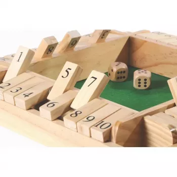Jeu traditionnel Shut the Box 4 joueurs - En quête de jeux