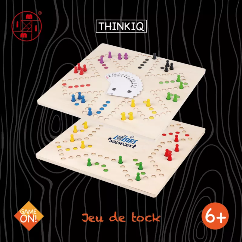Jeu traditionnel Jeu de Tock 4/6joueurs - En quête de jeux Jeu traditionnel Jeu de Tock 4/6joueurs - En quête de jeux