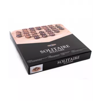 Solitaire Hêtre 29 cm | Jeu de réflexion en bois