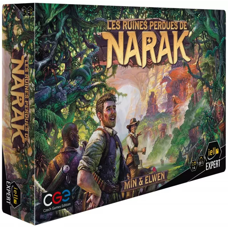 Jeu les Ruines Perdues de Narak. En Quête de Jeux à Montélimar.